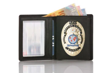 Leather wallet "Official" IPA Cyprus