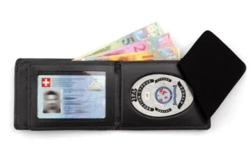Leather wallet "Quantum" IPA Cyprus