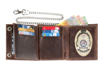Leather wallet "Biker" IPA Luxembourg