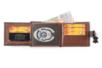 Leather wallet "Diplomat" IPA Luxembourg