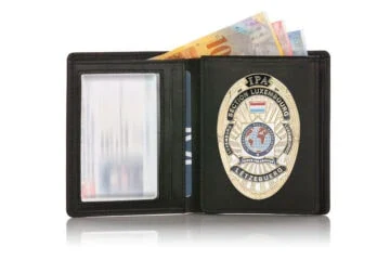 Leather wallet "Official" IPA Luxembourg