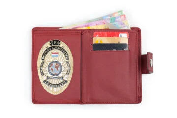 Leather wallet "Passion" IPA Luxembourg