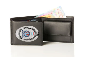 Leather wallet "Victory" IPA Luxembourg