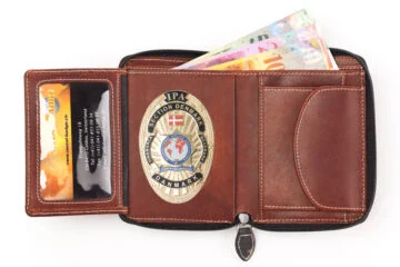 Leather wallet "Camouflage" IPA Denmark