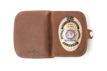 Leather case "Traveler" Coin thrower IPA Denmark
