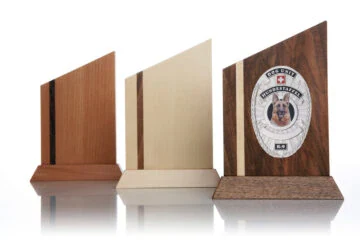 Wood with base Dog Handler