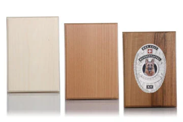 Wood for mounting IPA Dog Handler