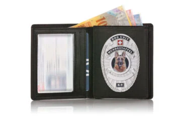 Leather wallet "Official" Dog Handler