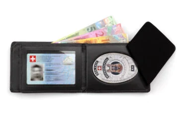 Leather wallet "Quantum" Dog Handler