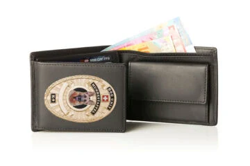 Leather wallet "Victory" Dog Handler