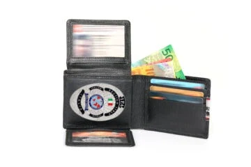 Leather wallet "Swiss Folklore line" IPA Italy