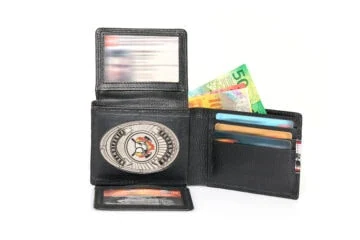 Leather wallet "Swiss Folklore line" Fire Brigade