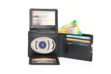 Leather wallet "Swiss Folklore line" Investigator EU, engraving