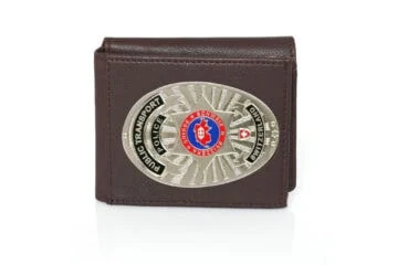 Leather wallet "Offroad" Railway police Switzerland