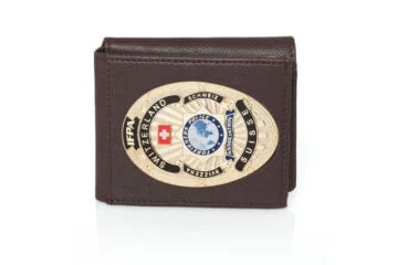 Leather wallet "Offroad" IFPA Foreigner Police Switzerland