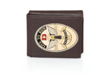 Leather wallet "Offroad" Swiss Biker
