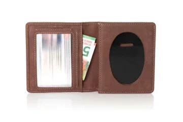 Leather wallet "Reliable" (without badge)