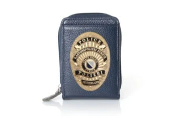 Leather wallet "Fashionable" canton police Zurich