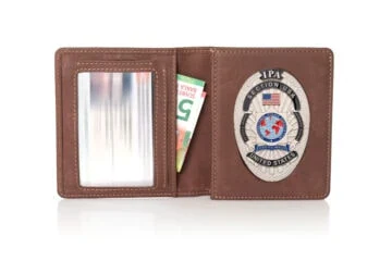 Leather wallet "Reliable" IPA USA