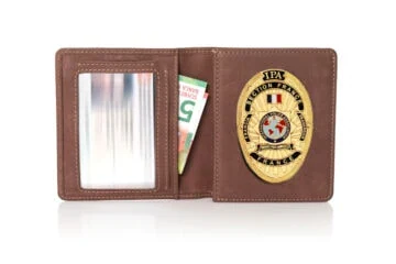 Leather wallet "Reliable" IPA France