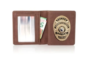 Leather wallet "Reliable" canton police Zurich