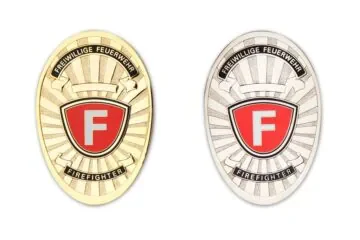 Volunteer Fire brigade engraving