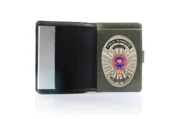 Leather case "Priority" Railway police Switzerland