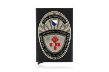 Aluminium credit card box "The Black Box" Fire Brigade Zurich Airport