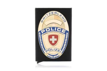 Aluminium credit card box "The Black Box" POLICE Switzerland