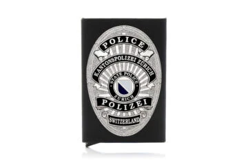 Aluminium credit card box "The Black Box" canton police Zurich