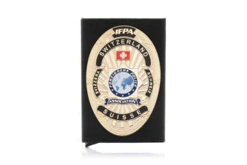 Aluminium credit card box "The Black Box" IFPA Foreigner Police Switzerland