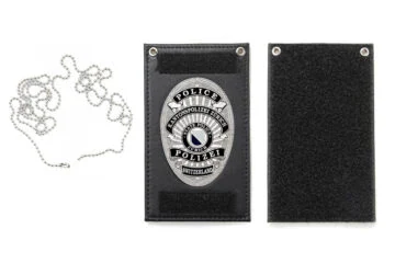 Leather wallet "Versatile" Set of five canton police Zurich