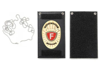 Leather wallet "Versatile" Set of five Volunteer Fire Brigade, engraving