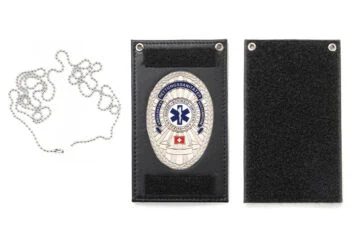 Leather wallet "Versatile" Set of five Paramedic Switzerland, engraving
