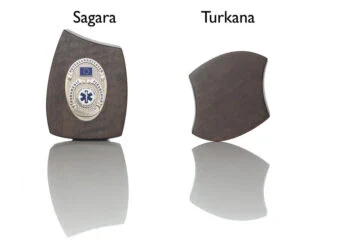 Wood (Walnut) for mounting Paramedic, engraving