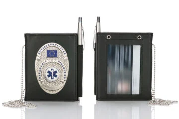 Leather wallet "Classic" Paramedic, engraving