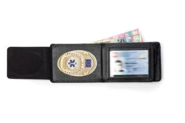 Leather wallet "Professional" Paramedic, engraving