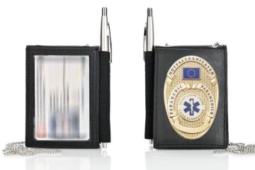 Leather wallet "Secure" Paramedic, engraving
