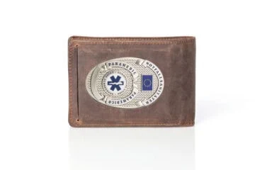 Leather wallet "Superior" Paramedic engraving