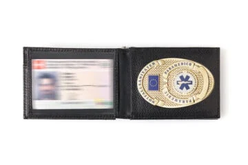 Leather wallet "Ambitious" Paramedic, engraving