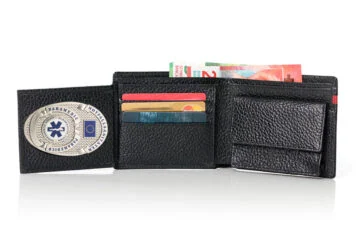 Leather wallet "Impressive" Paramedic, engraving