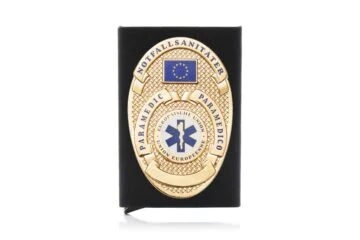 Aluminium credit card box "The Black Box" Paramedic, engraving