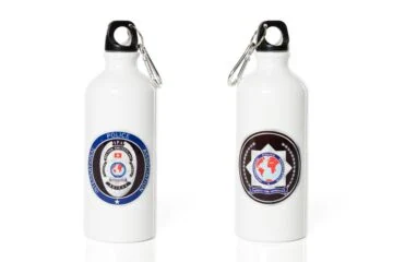 IPA aluminium bottle printed on both sides white