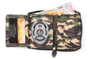 Leather wallet "Economy" IPA UK