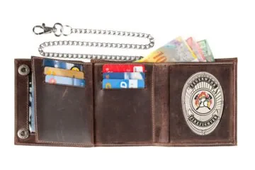 Leather wallet "Biker" Fire Brigade