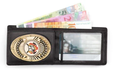 Leather wallet "Exclusive" Fire Brigade