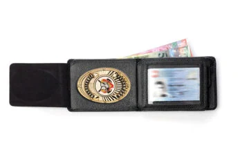 Leather wallet "Professional" Fire Brigade