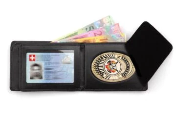 Leather wallet "Quantum" Fire Brigade