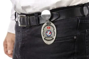 Approach belt clip with retractable badge IPA Switzerland