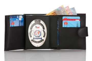 Leather wallet "Qualified - two in one" IPA Czech Republic